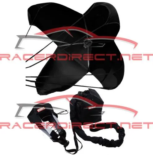 RacerDirect Jr Dragster 4ft 8-Line Parachute w/ Nylon Bag