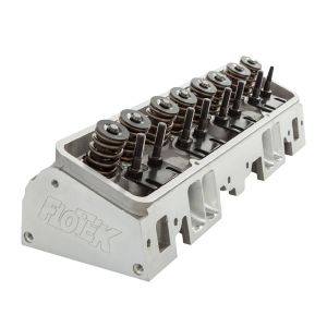 FLO-TEK Cylinder Head SBC 180CC 2.02 INT 1.60 EXH Hydraulic Roller Angle Plug Assembled