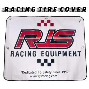 RJS Racing Car Tire Cover Panel - 44" X 35" Banner