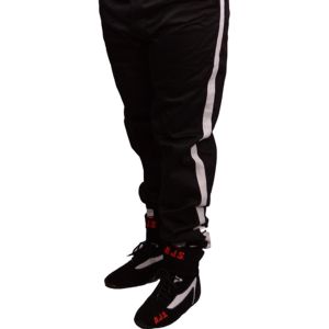 RJS "Racer 1 Classic" 1 Layer Pants SFI 3.2A/1-Black-Size 14
