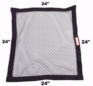 RACERDIRECT NON-SFI MESH WINDOW NET (24" X 24")