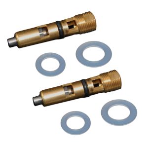 AED Needle and Seats, Viton®, 0.110 in. Seat, Holley, Center-Hung Floats, Pair