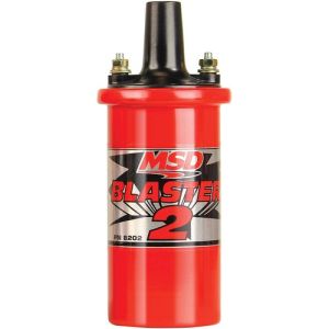 Blaster 2 Ignition Coils Blaster 2, Canister Round Oil Filled, Red, 45,000 V