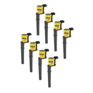 ACCEL Super Coils Coil-On-Plug, Super Coil, Epoxy, Yellow, Ford, Mercury, Lincoln, 4-valve