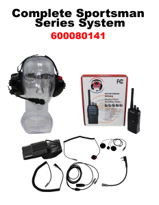 RJS600080141 RJS COMPLETE SPORTSMAN SERIES SYSTEM