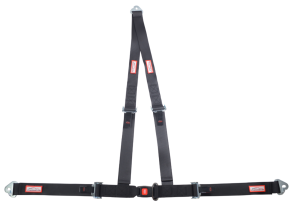 Racerdirect Off Road, Buggy Harness, Push Button Buckle, V Roll Mount, Pull Down Lap Belts, Snap In