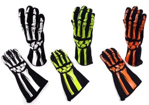 RJS Racing Skeleton Racing Gloves - SFI Rated