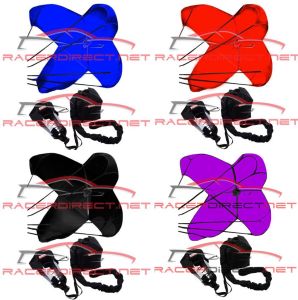 Racerdirect 10FT 8-Line - 15FT Lines Parachute w/ Nylon Bag and Pilot Chute