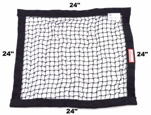 RACERDIRECT SFI 27.1 SQUARE STRING WINDOW NET (24" X 24")