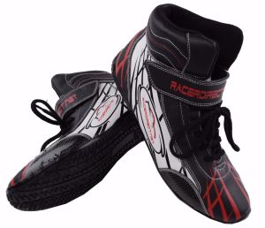 RACERDIRECT.COM RACING SHOES SFI 3.3 LEATHER MID TOP MEN