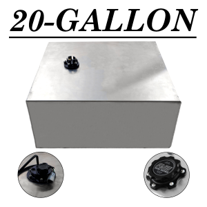 20 GALLON ALUMINUM FUEL CELL EFI W/SENDING UNIT
