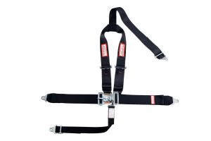 Racerdirect " Y " 3" Racing Harness NON-SFI Latch & Link, Y Floor Mount, Pull Down Lap Belts, Bolt In