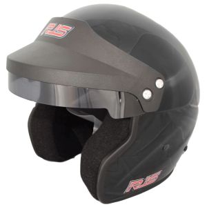 RJS Open Face Helmet Snell SA2020 Gloss Black