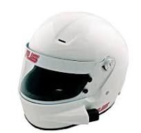 RJS Pro Vented Helmet Snell SA2015 Full Face White Small