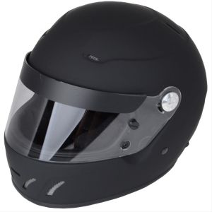 RJS Pro Vented Helmet Snell SA2015 Full Face Matte Black
