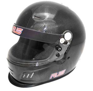 RJS Pro Helmet Snell SA2015 Full Face Carbon w Carbon Graphic Stripe